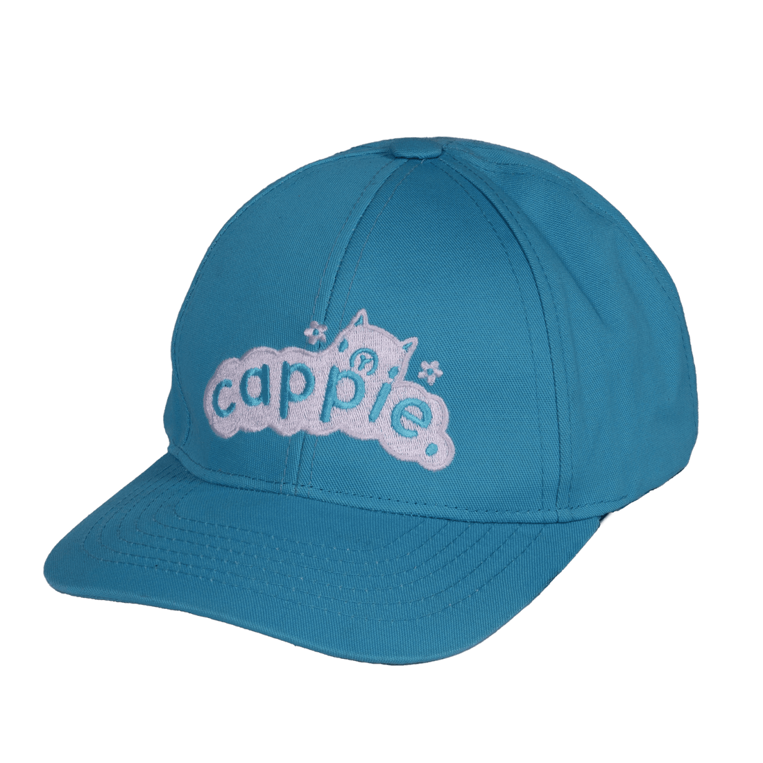 sky blue cappie cap.