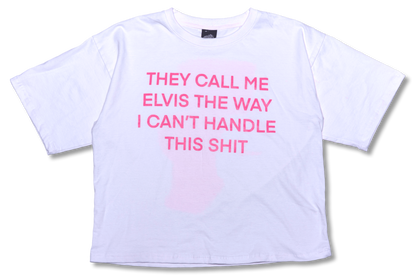 ‘elvis’ oversized tee.