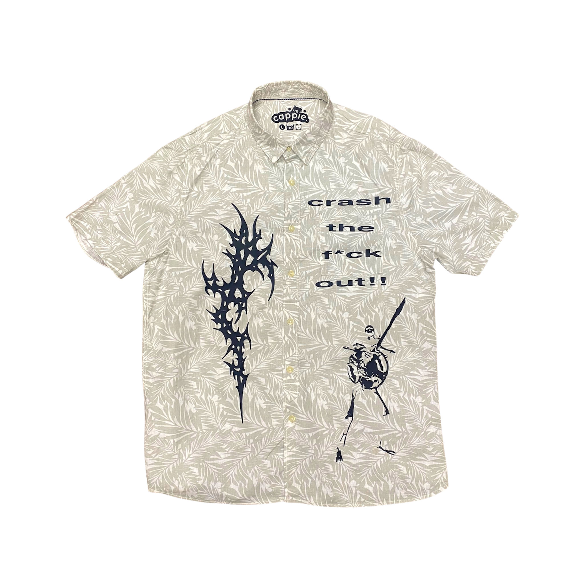 ‘crashout’ shirt.