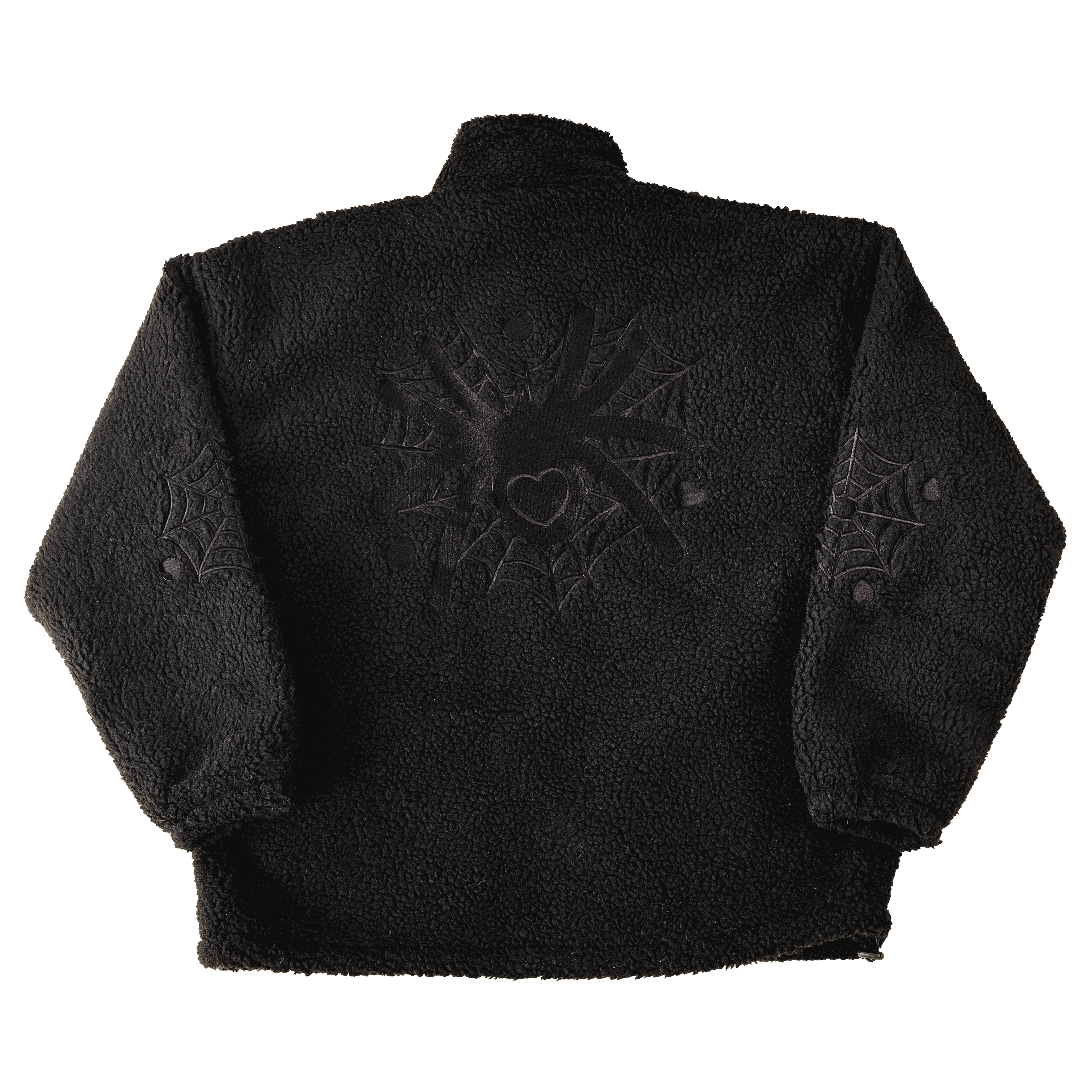 ‘web of love’ fleece.