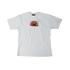 white oversized ‘kapibara’ t-shirt.